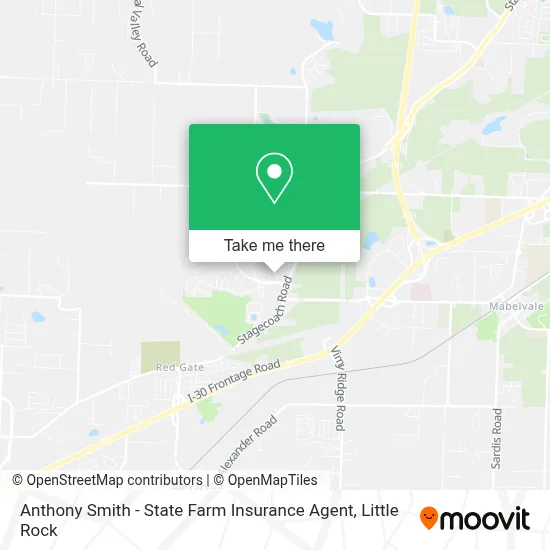Anthony Smith - State Farm Insurance Agent map