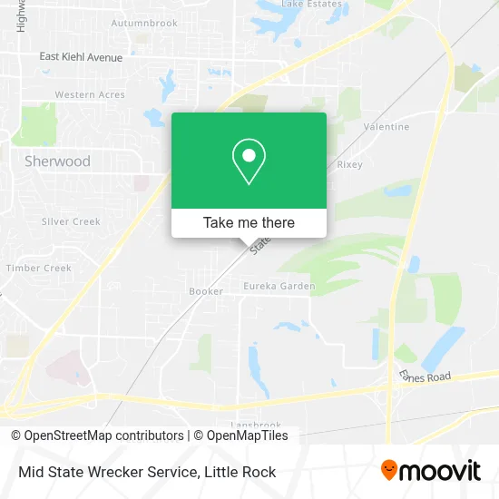 Mid State Wrecker Service map
