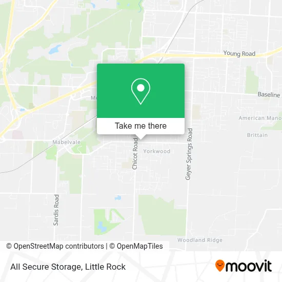 All Secure Storage map