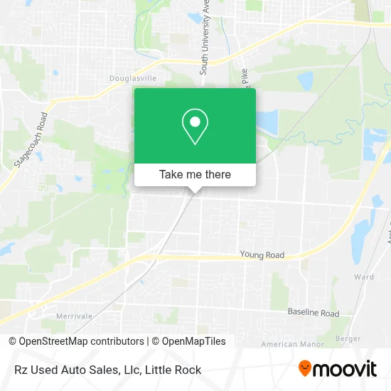 Rz Used Auto Sales, Llc map