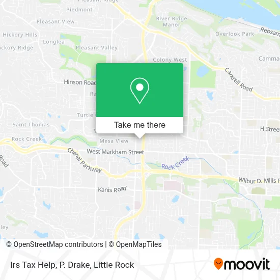 Irs Tax Help, P. Drake map