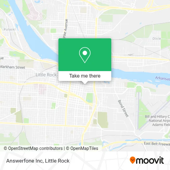 Answerfone Inc map
