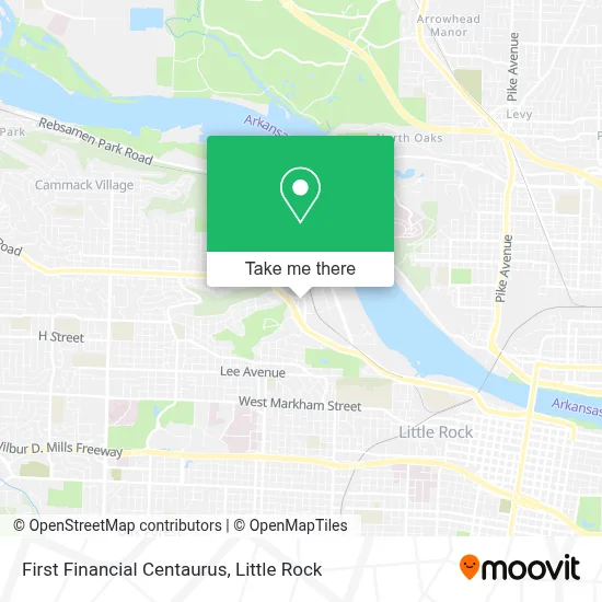 First Financial Centaurus map