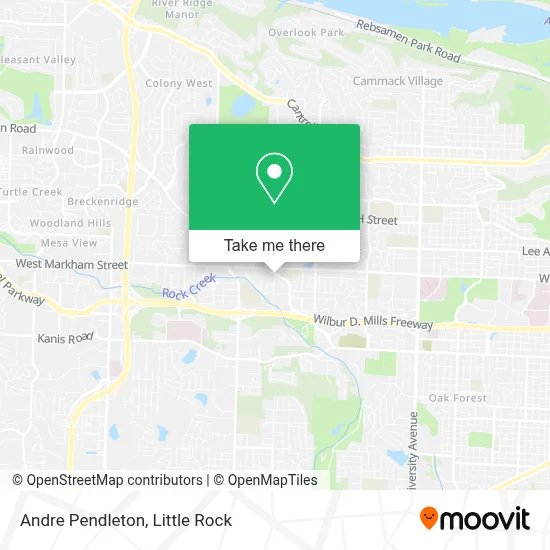 Andre Pendleton map