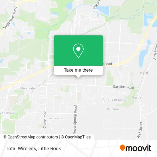 Total Wireless map