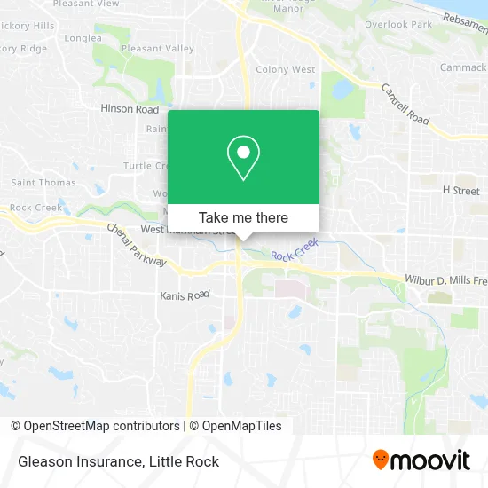 Gleason Insurance map