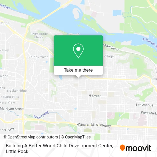 Building A Better World Child Development Center map