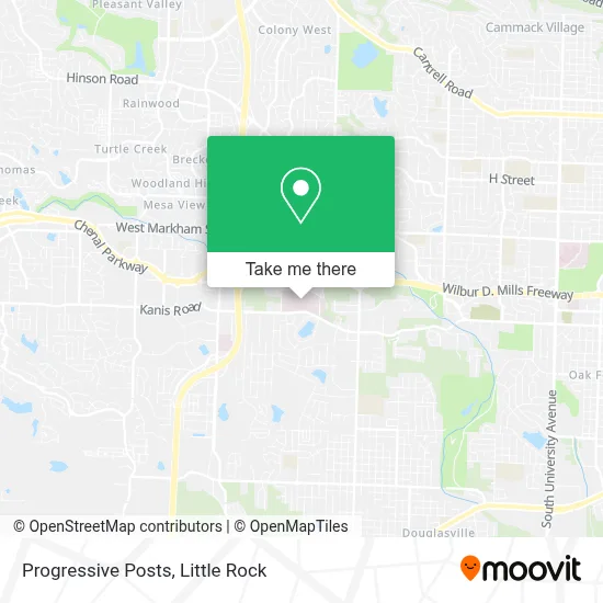 Progressive Posts map