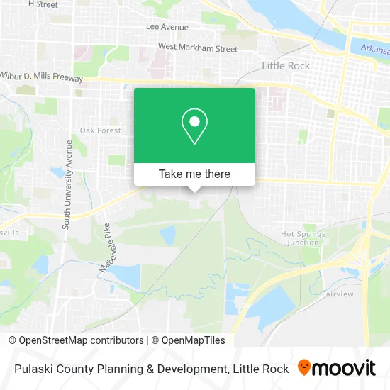Pulaski County Planning & Development map