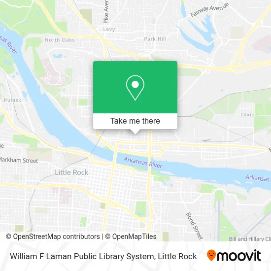 William F Laman Public Library System map