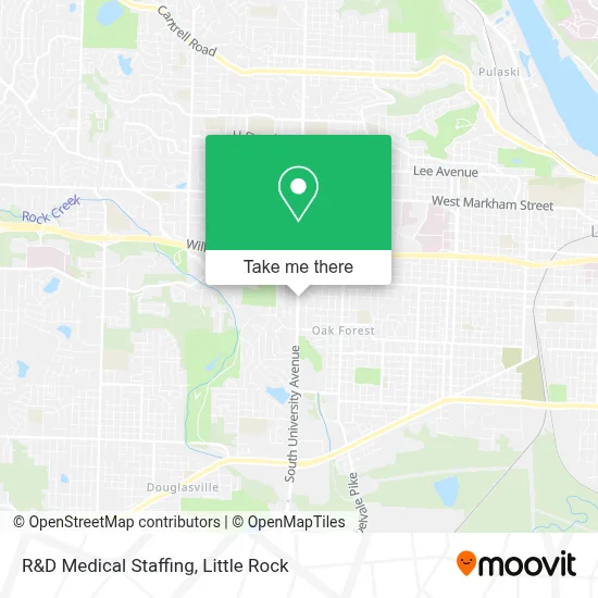R&D Medical Staffing map
