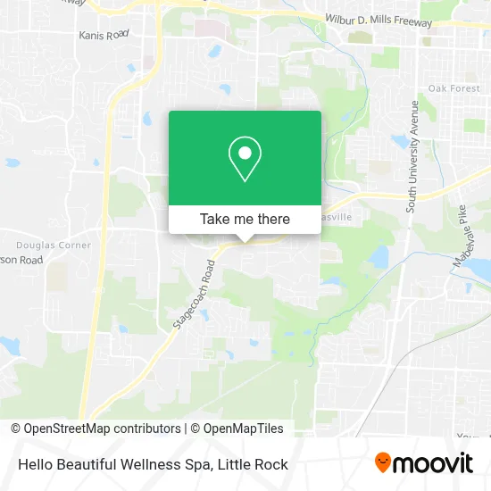 Hello Beautiful Wellness Spa map