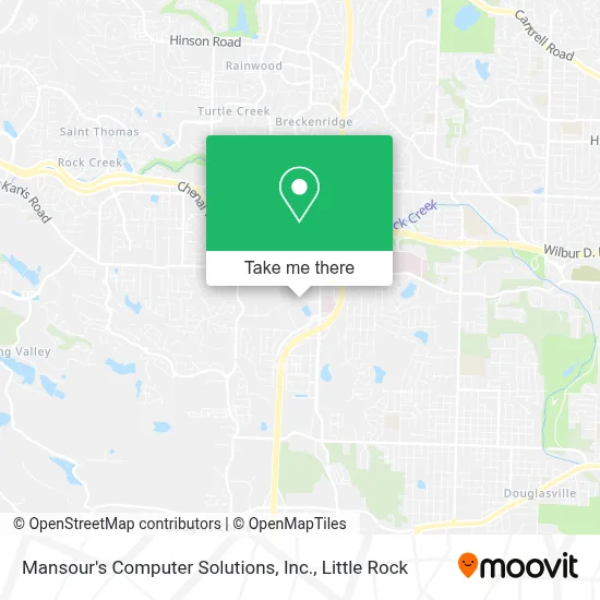 Mansour's Computer Solutions, Inc. map