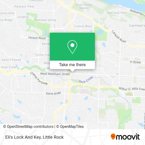 Eli's Lock And Key map