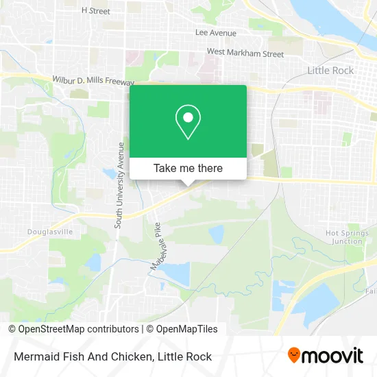 Mermaid Fish And Chicken map