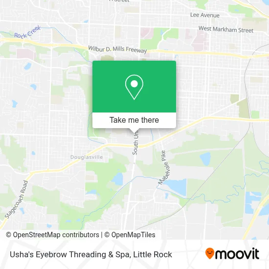 Usha's Eyebrow Threading & Spa map