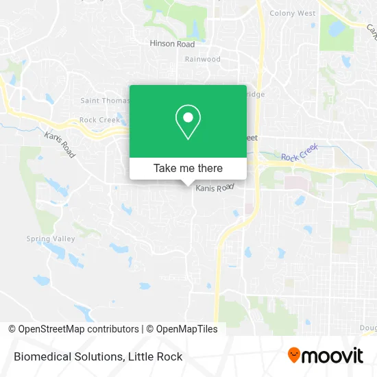 Biomedical Solutions map