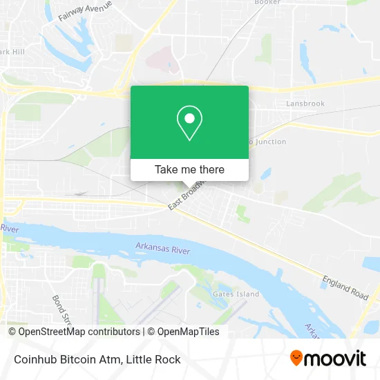 Coinhub Bitcoin Atm map