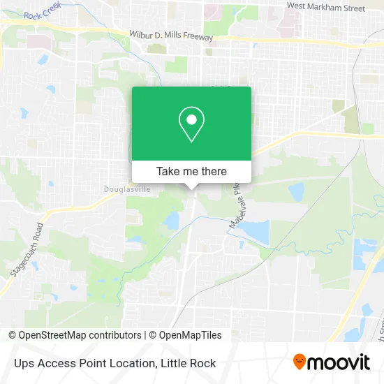 Ups Access Point Location map
