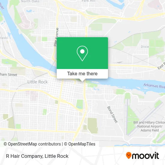 R Hair Company map