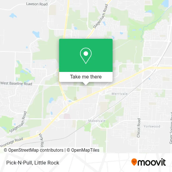 Pick-N-Pull map
