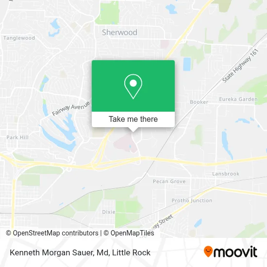 Kenneth Morgan Sauer, Md map