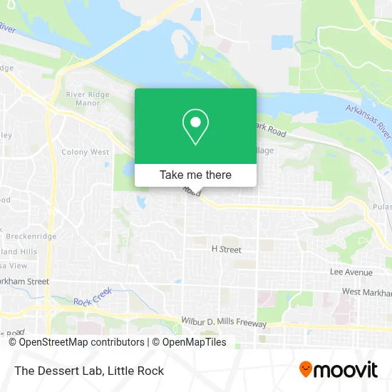 The Dessert Lab map