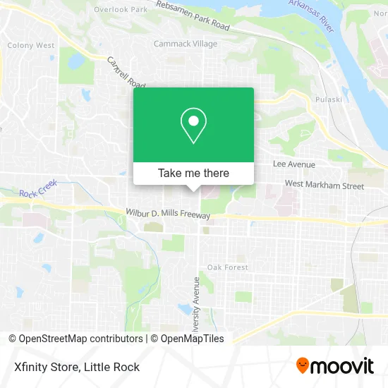 Xfinity Store map