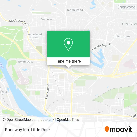 Rodeway Inn map