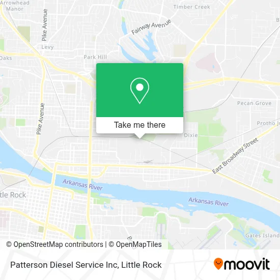 Patterson Diesel Service Inc map