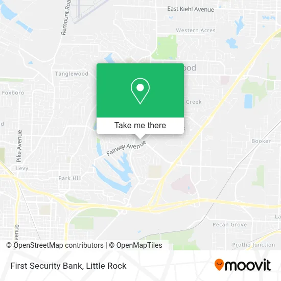 First Security Bank map