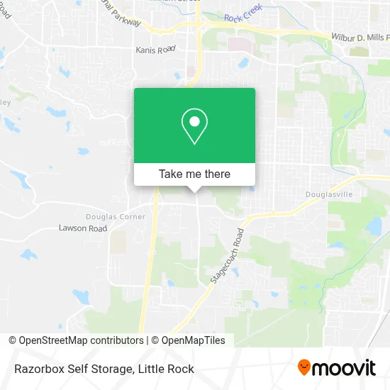 Razorbox Self Storage map