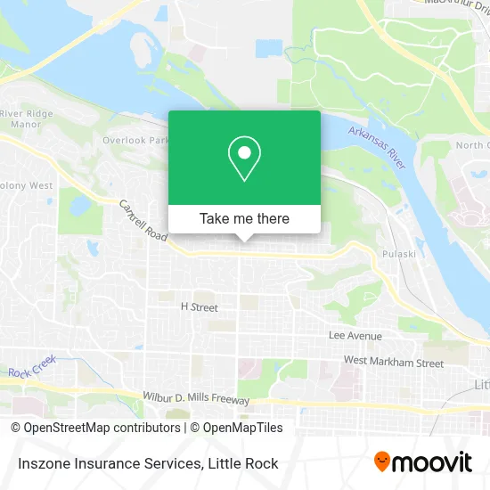 Inszone Insurance Services map