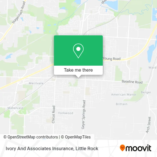 Ivory And Associates Insurance map