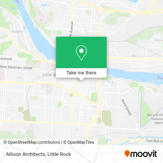 Allison Architects map