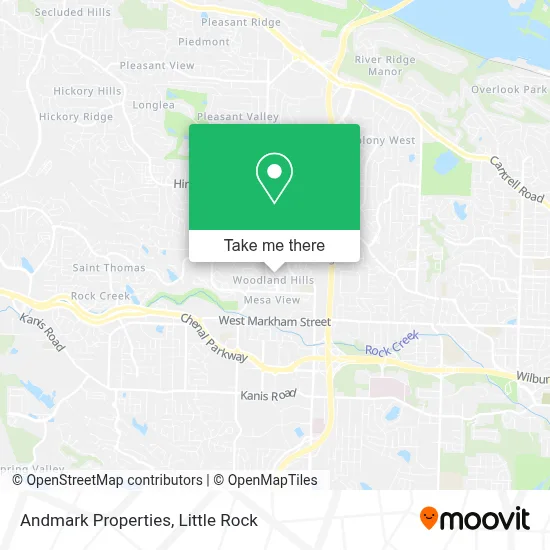 Andmark Properties map
