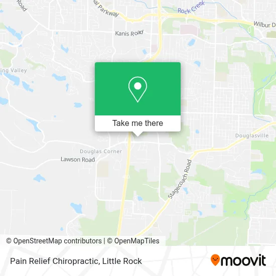 Pain Relief Chiropractic map