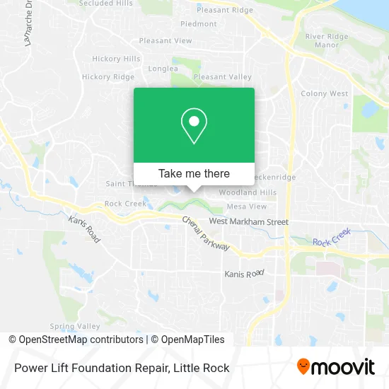 Power Lift Foundation Repair map