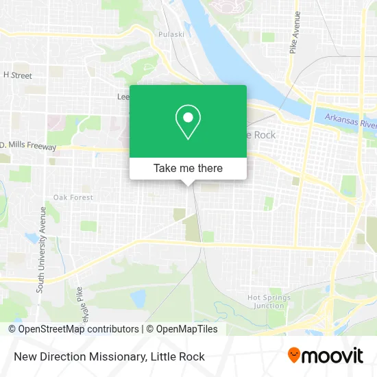 New Direction Missionary map