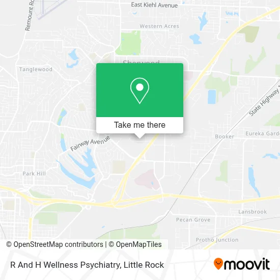R And H Wellness Psychiatry map