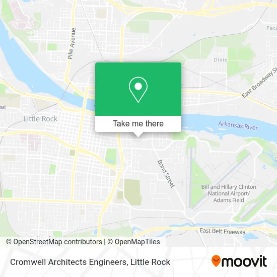 Cromwell Architects Engineers map