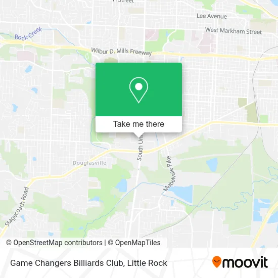 Game Changers Billiards Club map