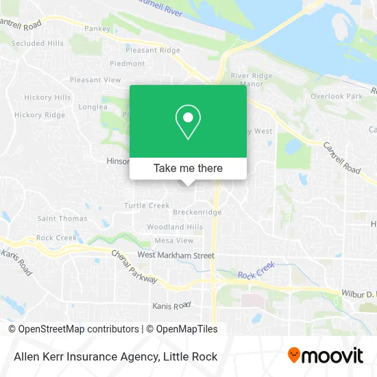 Allen Kerr Insurance Agency map