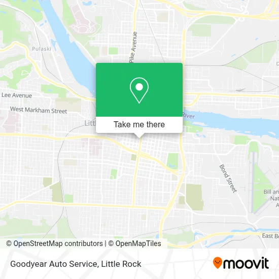 Goodyear Auto Service map