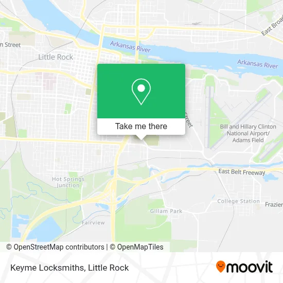 Keyme Locksmiths map