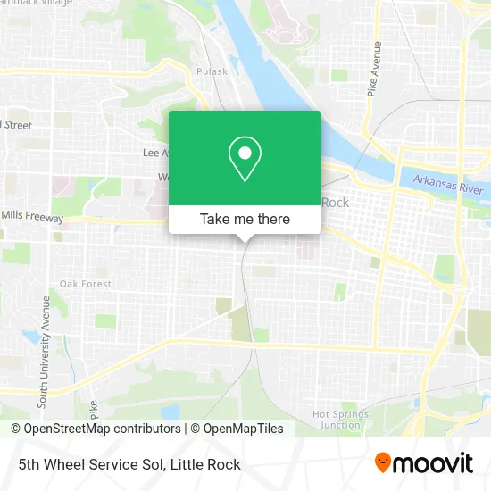 5th Wheel Service Sol map