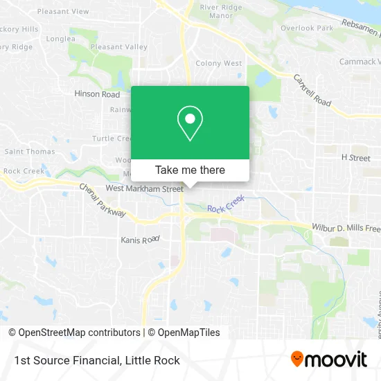 1st Source Financial map