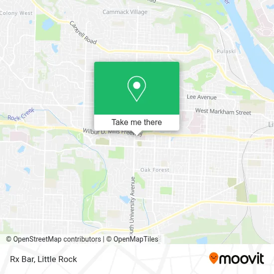 Rx Bar map