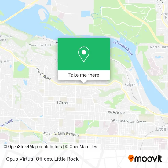 Opus Virtual Offices map
