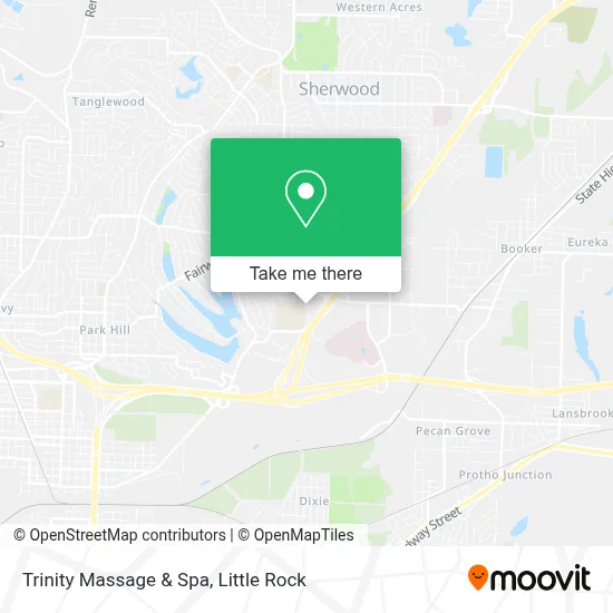 Trinity Massage & Spa map